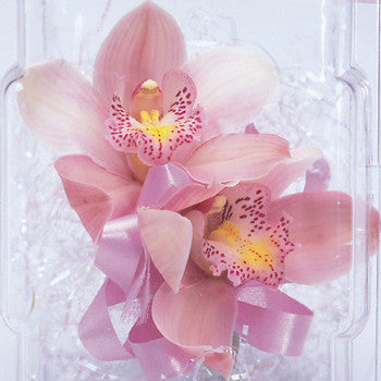 Pink Double Orchid - Pinned Corsage