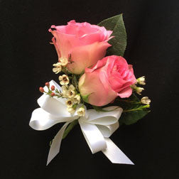 Pink Double Rose - Pinned Corsage