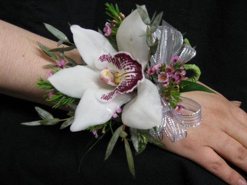 White Orchid - Wrist Corsage